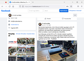 A múlt emléke - digitalizálás  | facebook posztok